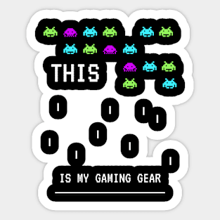 Video Game Gear Sticker